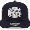 kepure-islenkta-tamsiai-melyna-snapback-9seventy-stretch-snap-patch-new-york-yankees-mlb-new-era