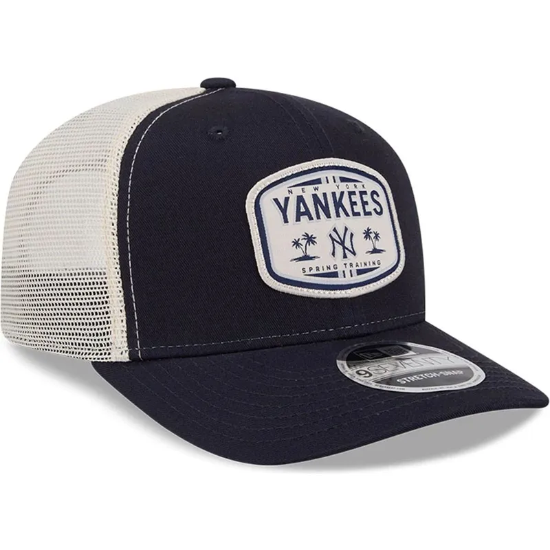 kepure-islenkta-tamsiai-melyna-snapback-9seventy-stretch-snap-patch-new-york-yankees-mlb-new-era
