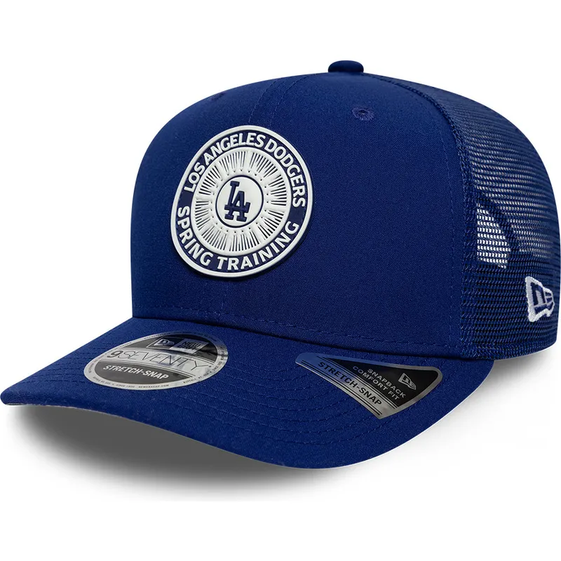 kepure-islenkta-melyna-snapback-9seventy-stretch-snap-circle-spring-training-los-angeles-dodgers-mlb-new-era