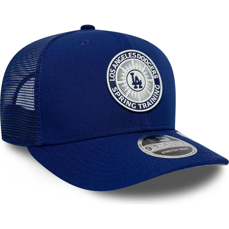 kepure-islenkta-melyna-snapback-9seventy-stretch-snap-circle-spring-training-los-angeles-dodgers-mlb-new-era