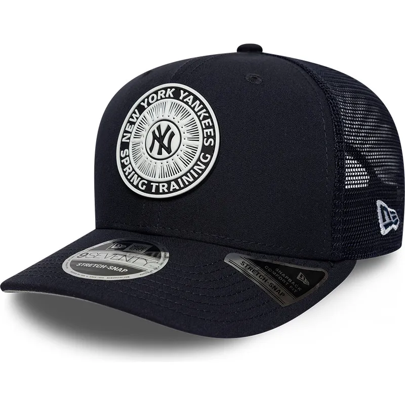 kepure-islenkta-tamsiai-melyna-snapback-9seventy-stretch-snap-circle-spring-training-new-york-yankees-mlb-new-era