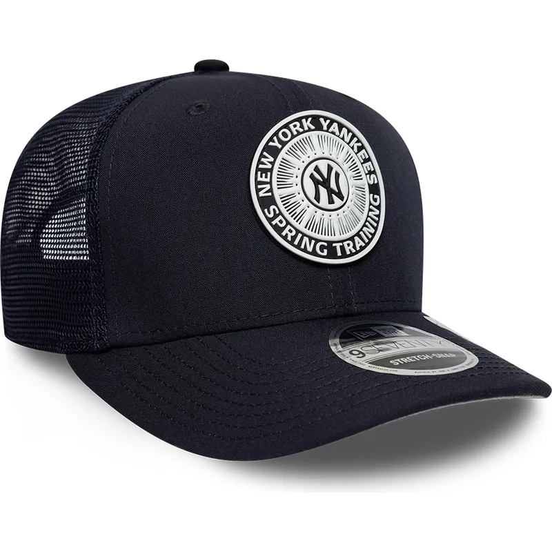 kepure-islenkta-tamsiai-melyna-snapback-9seventy-stretch-snap-circle-spring-training-new-york-yankees-mlb-new-era