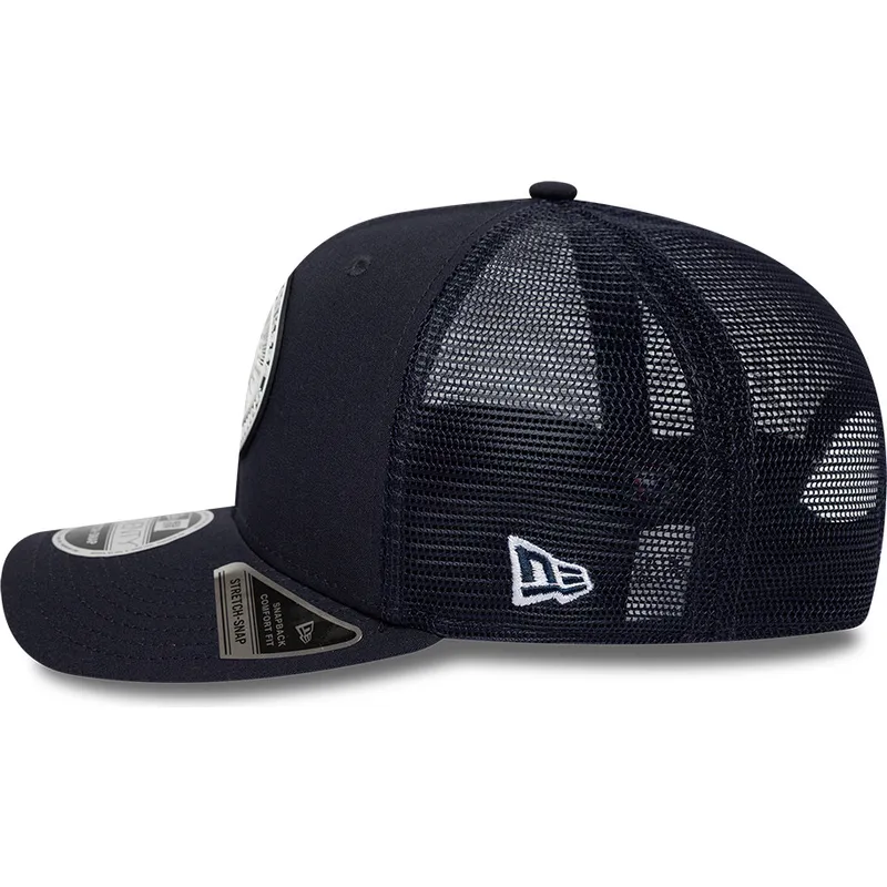 kepure-islenkta-tamsiai-melyna-snapback-9seventy-stretch-snap-circle-spring-training-new-york-yankees-mlb-new-era