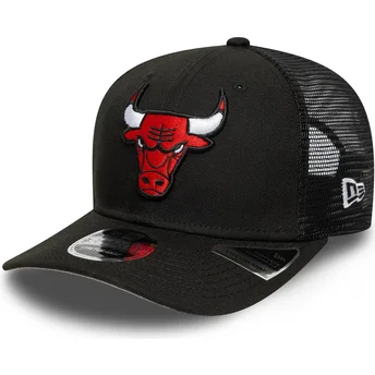 Kepurė išlenkta juoda snapback 9SEVENTY Stretch Snap Eg Chicago Bulls NBA New Era