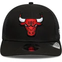 kepure-islenkta-juoda-snapback-9seventy-stretch-snap-eg-chicago-bulls-nba-new-era