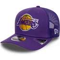 kepure-islenkta-violetine-snapback-9seventy-stretch-snap-eg-los-angeles-lakers-nba-new-era