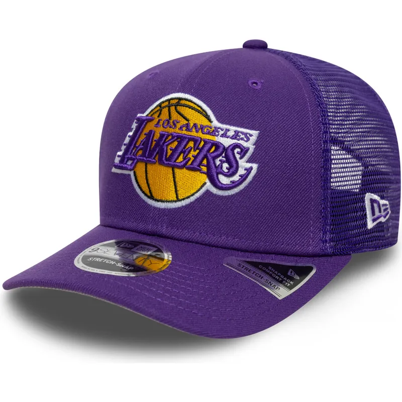 kepure-islenkta-violetine-snapback-9seventy-stretch-snap-eg-los-angeles-lakers-nba-new-era