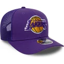 kepure-islenkta-violetine-snapback-9seventy-stretch-snap-eg-los-angeles-lakers-nba-new-era