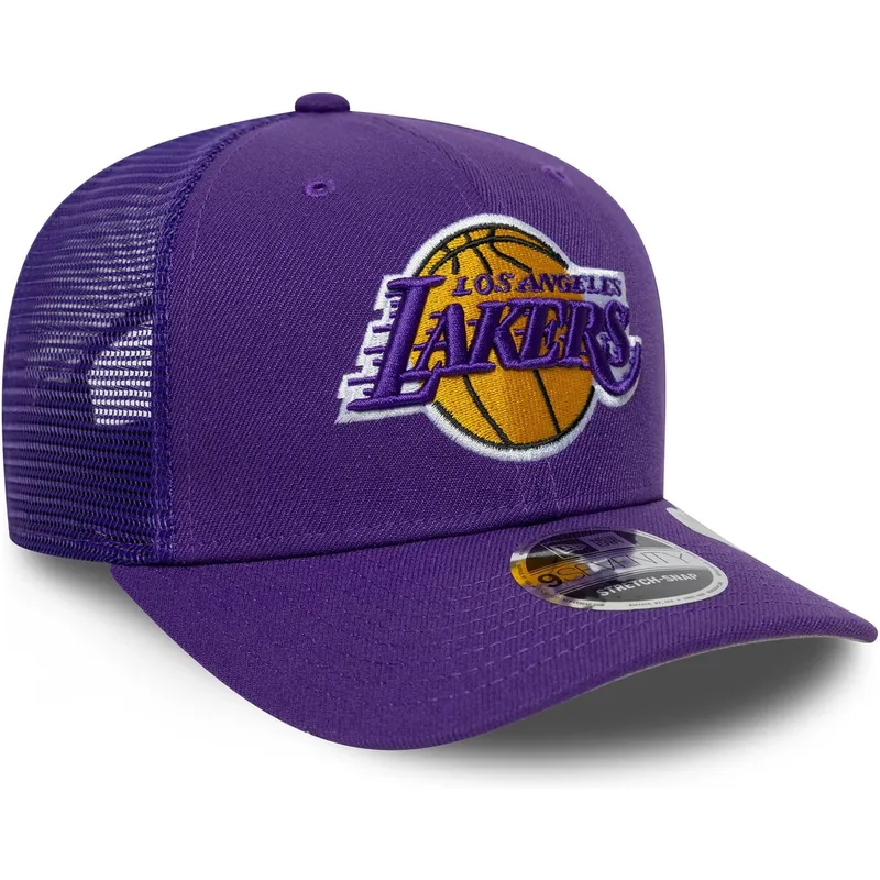 kepure-islenkta-violetine-snapback-9seventy-stretch-snap-eg-los-angeles-lakers-nba-new-era