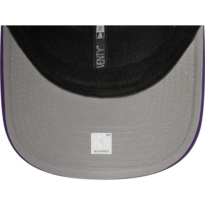 kepure-islenkta-violetine-snapback-9seventy-stretch-snap-eg-los-angeles-lakers-nba-new-era