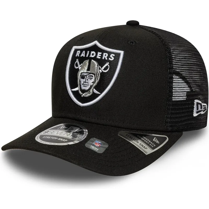 kepure-islenkta-juoda-snapback-9seventy-stretch-snap-eg-las-vegas-raiders-nhl-new-era