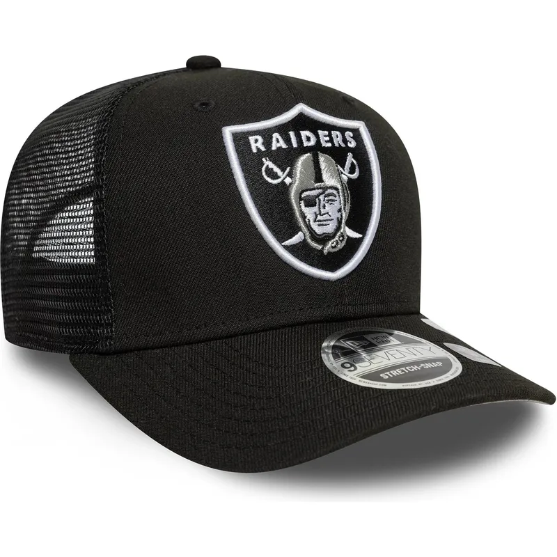kepure-islenkta-juoda-snapback-9seventy-stretch-snap-eg-las-vegas-raiders-nhl-new-era