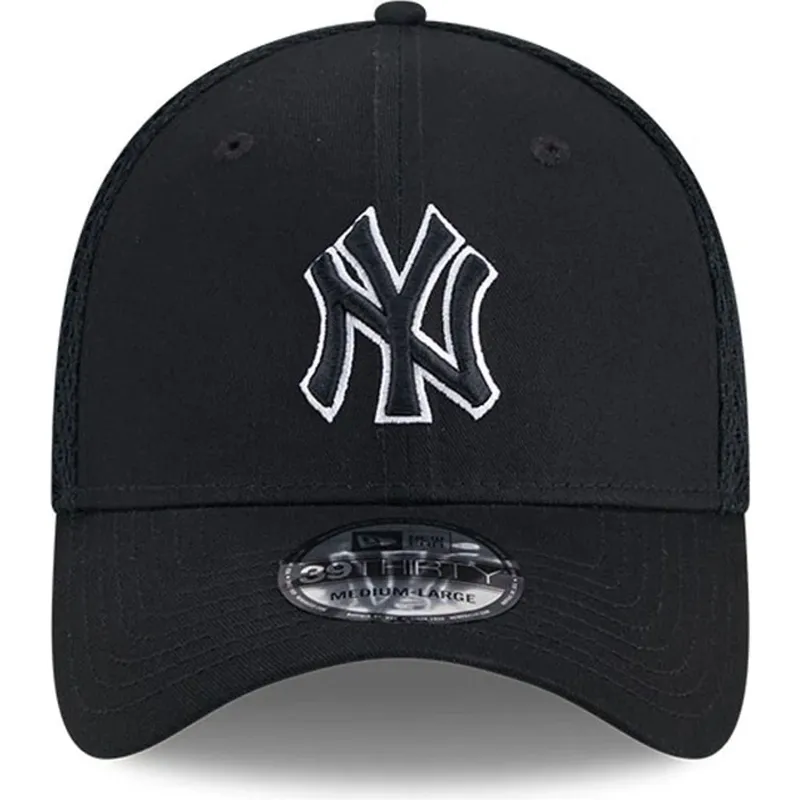 kepure-islenkta-vilkikas-juoda-priglundantis-39thirty-evergreen-neo-new-york-yankees-mlb-new-era