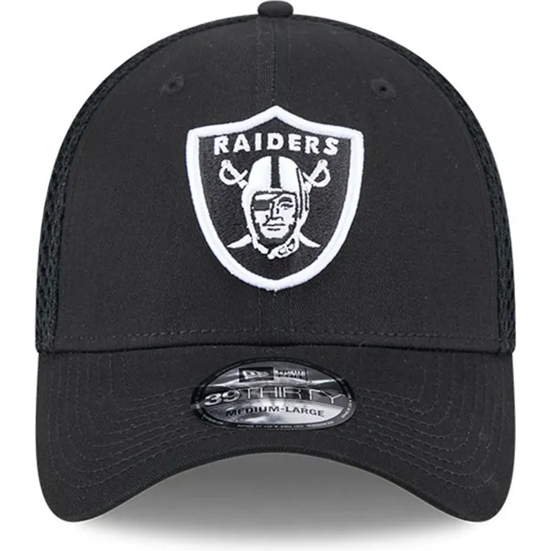 cap-islenkta-black-ajustada-39thirty-evergreen-neo-las-vegas-raiders-nfl-new-era