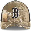 kepure-islenkta-kamufliazas-priglundanti-39thirty-m-crown-a-frame-realtree-boston-red-sox-mlb-new-era