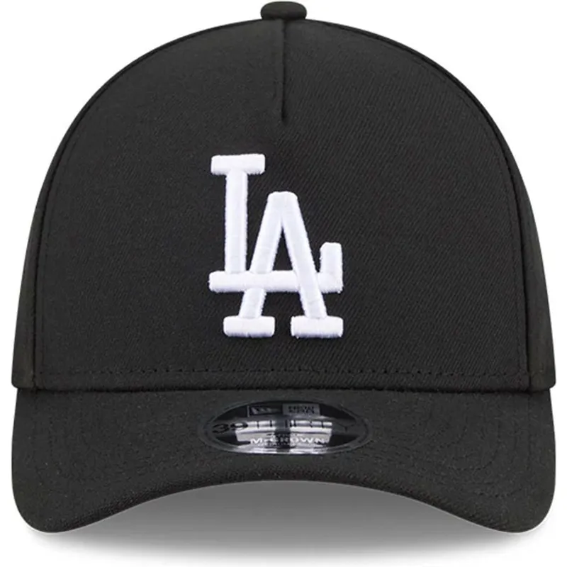 gorra-curva-negra-ajustada-39thirty-m-crown-a-frame-de-los-angeles-dodgers-mlb-de-new-era