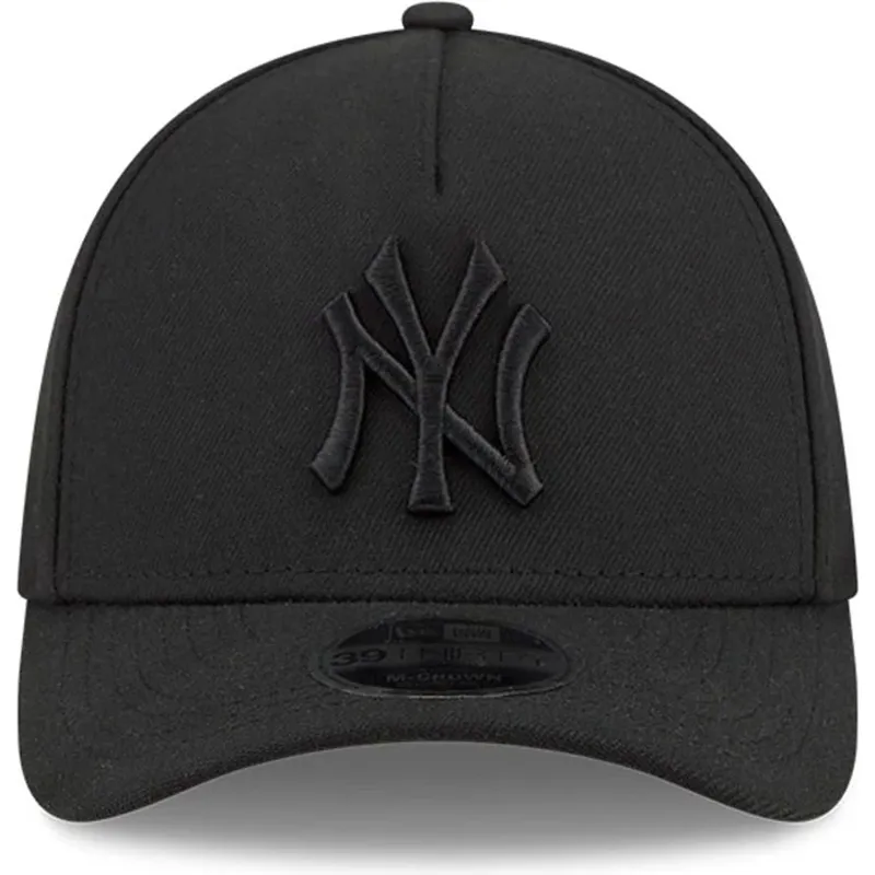 gorra-curva-negra-ajustada-con-logo-negro-39thirty-m-crown-a-frame-de-new-york-yankees-mlb-de-new-era