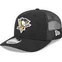 kepure-islenkta-vilkikas-juoda-snapback-9seventy-stretch-snap-evergreen-pittsburgh-penguins-nhl-new-era