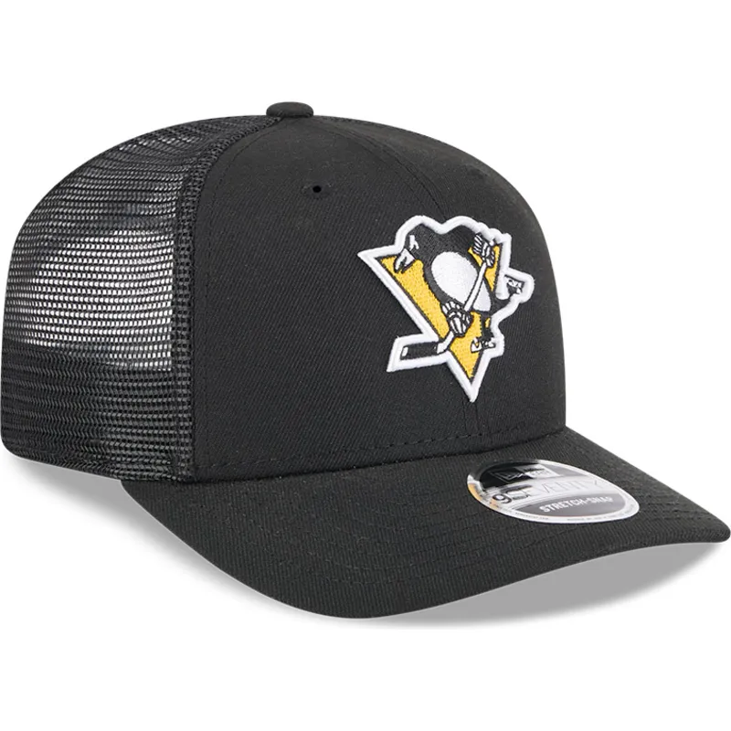 kepure-islenkta-vilkikas-juoda-snapback-9seventy-stretch-snap-evergreen-pittsburgh-penguins-nhl-new-era