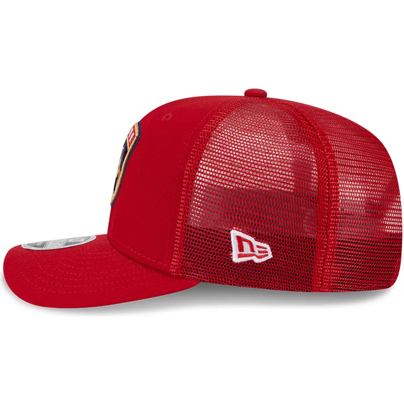 kepure-islenkta-vilkikas-raudona-snapback-9seventy-stretch-snap-evergreen-florida-panthers-nhl-new-era