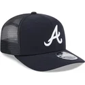 kepure-islenkta-tamsiai-melyna-snapback-9seventy-stretch-snap-evergreen-atlanta-braves-mlb-new-era