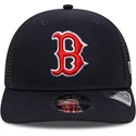 granatowa-czapka-trucker-9seventy-stretch-snap-evergreen-boston-red-sox-mlb-new-era