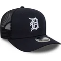new-era-9seventy-stretch-snap-evergreen-detroit-tigers-mlb-navy-blue-trucker-hat