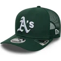 czapka-trucker-zielona-9seventy-stretch-snap-evergreen-oakland-athletics-mlb-new-era