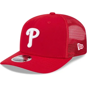 Czerwona czapka trucker 9SEVENTY Stretch Snap Evergreen Philadelphia Phillies MLB New Era