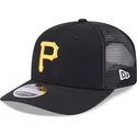 kepure-islenkta-juoda-snapback-9seventy-stretch-snap-evergreen-pittsburgh-pirates-mlb-new-era