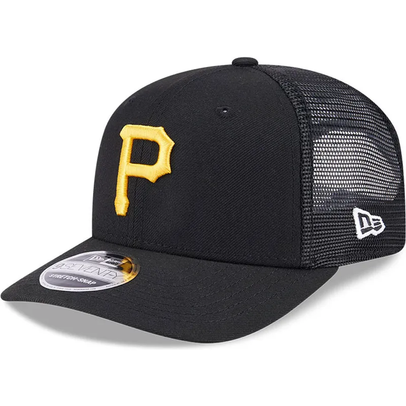 kepure-islenkta-juoda-snapback-9seventy-stretch-snap-evergreen-pittsburgh-pirates-mlb-new-era
