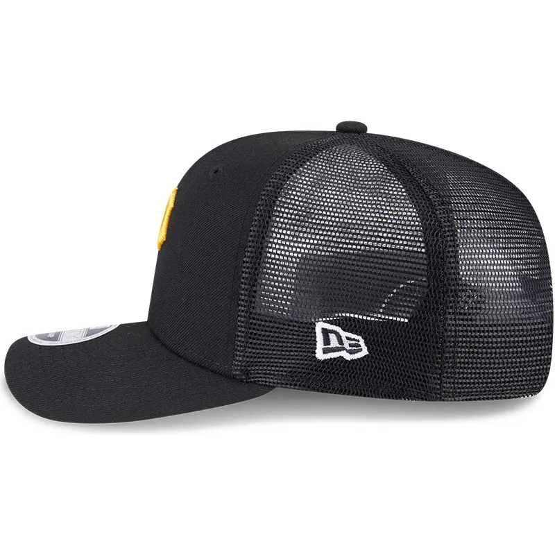 kepure-islenkta-juoda-snapback-9seventy-stretch-snap-evergreen-pittsburgh-pirates-mlb-new-era