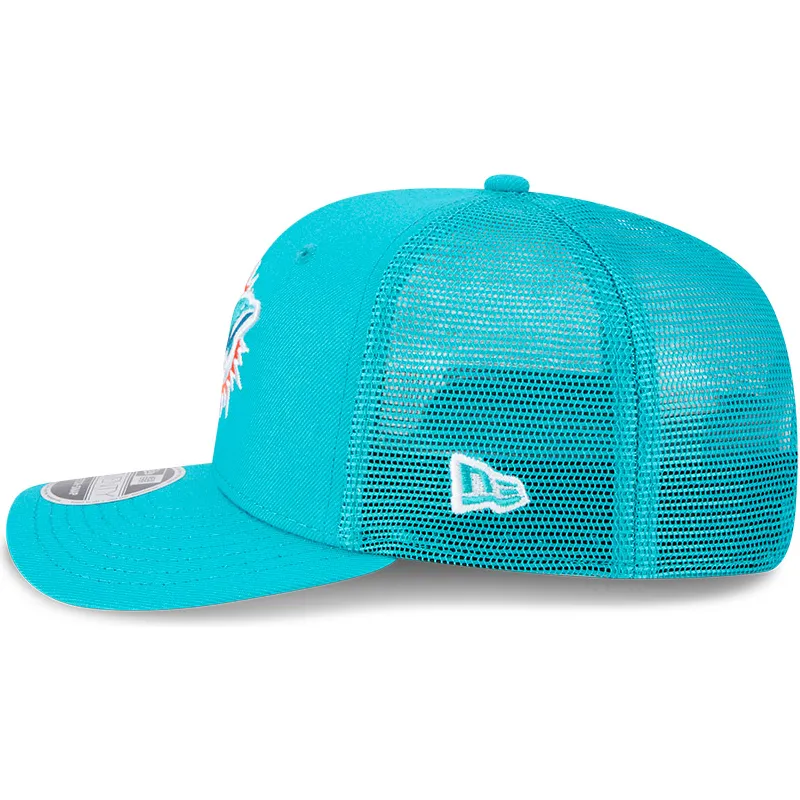 gorra-trucker-azul-9seventy-stretch-snap-evergreen-de-miami-dolphins-nfl-de-new-era
