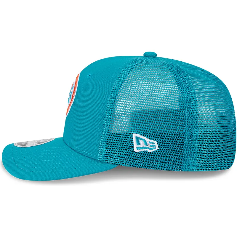 kepure-islenkta-melyna-snapback-9seventy-stretch-snap-evergreen-helmet-miami-dolphins-nfl-new-era