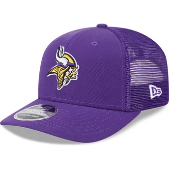 Cap išlenkta violet snapback 9SEVENTY Stretch Snap Evergreen Minnesota Vikings NFL New Era