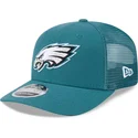 new-era-9seventy-stretch-snap-evergreen-philadelphia-eagles-nfl-green-trucker-hat