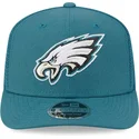 new-era-9seventy-stretch-snap-evergreen-philadelphia-eagles-nfl-green-trucker-hat