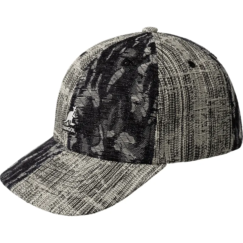 kepure-islenkta-juoda-reguliuojama-juostele-denim-mashup-black-topstitch-kangol