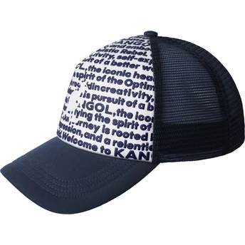 Cap išlenkta navy blue snapback Kangol