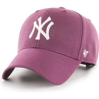 Kepurė išlenkta raudona snapback MVP New York Yankees MLB 47 Brand