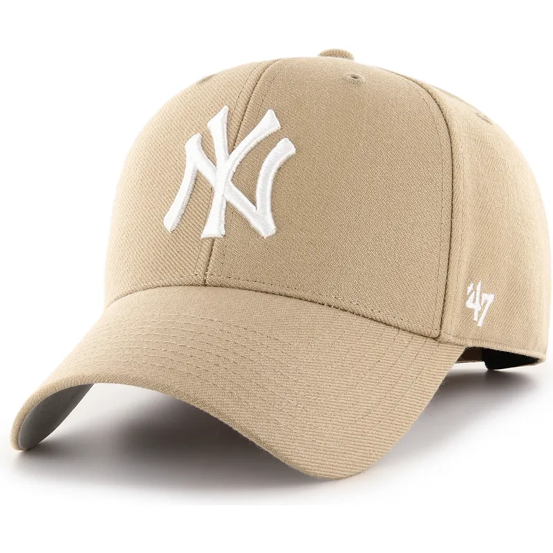 cap-islenkta-khaki-adjustable-strap-mvp-new-york-yankees-mlb-47-brand