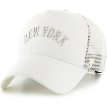 Cap išlenkta beige snapback Offside DT Soft Glow Script New York Yankees MLB 47 Brand