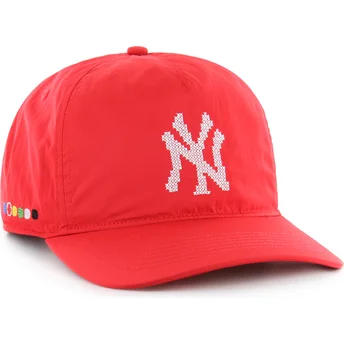 Kepurė išlenkta raudona snapback Hitch LC Eight Bit Hero New York Yankees MLB 47 Brand
