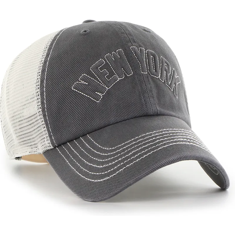 kepure-islenkta-juoda-snapback-clean-up-trailer-script-mesh-new-york-yankees-mlb-47-brand