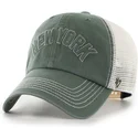 cap-islenkta-green-snapback-clean-up-trailer-script-mesh-new-york-yankees-mlb-47-brand
