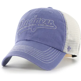 Kepurė išlenkta vilkikas mėlyna snapback Clean Up Trailer Script Mesh Los Angeles Dodgers MLB 47 Brand