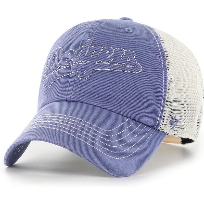 kepure-islenkta-vilkikas-melyna-snapback-clean-up-trailer-script-mesh-los-angeles-dodgers-mlb-47-brand