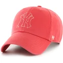 cap-islenkta-red-adjustable-strap-clean-up-trailer-new-york-yankees-mlb-47-brand