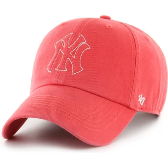 Cap išlenkta red adjustable strap Clean Up Trailer New York Yankees MLB 47 Brand