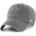 cap-islenkta-gray-adjustable-strap-clean-up-trailer-new-york-yankees-mlb-47-brand